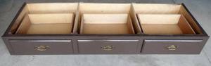 3 DRAWER UNDER BED STORAGE UNIT