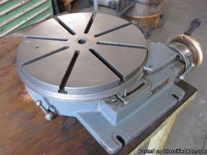 HAUSER 12" Low Profile Precision Rotary Table. Swiss Made!