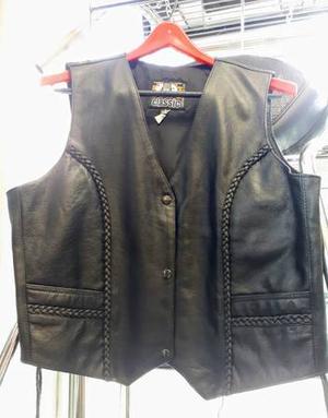 Ladies Genuine Leather Vest and Pairs of Chaps