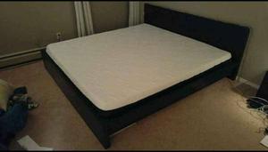Silk and Snow memory foam bed king size