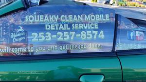 Squeaky clean mobile detailing service