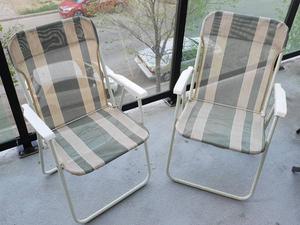 Two great folding chairs for sale