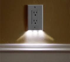 Wall Outlet with LED Night Light