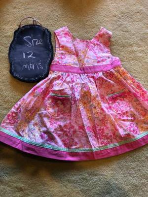 Willi Smith Girl Pink sleeveless dress - NWT - 12 mths