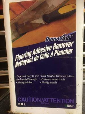 Floor adhesive remover