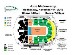 John Mellencamp - floor seat tickets