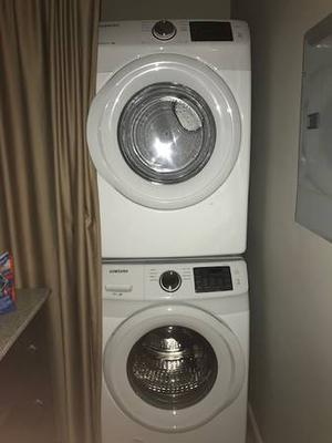 Samsung HE Front Load Washer/Dryer + stacking unit