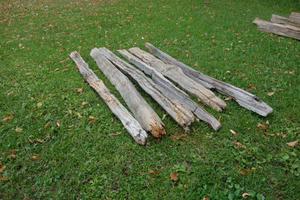Split cedar rails