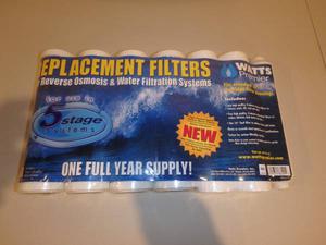 Watts Filtration System Filters