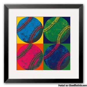 4 Ball,,Baseball Print