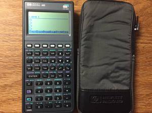 HP 48G Graphic engineering calculator &padded case