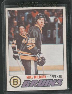 Mike Milbury Rookie Card Boston Bruins