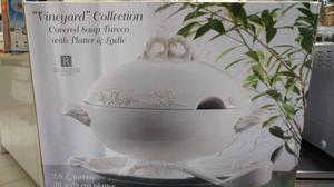 REDUCED! Roscher & Cie Vineyard Collection NIB 4pc Covered