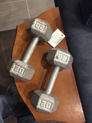 Set of two 20lbs barbells