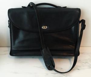 Vintage leather briefcase/work bag