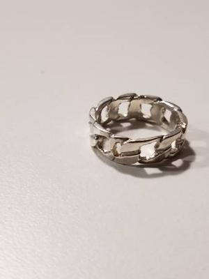 925 Silver Cuban Link Ring