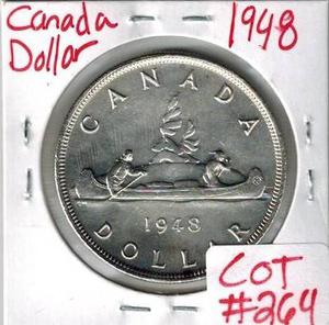  Canadian Silver Dollar &  Nickel