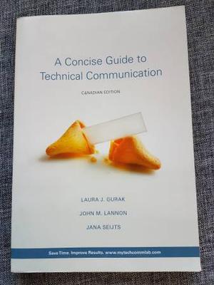 A Concise Guide to Technical Communication Canadian Edition