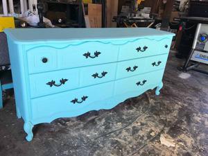 Turquoise dresser