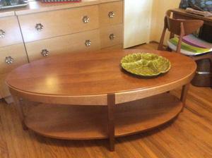 Coffee table solid maple
