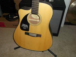 Fender C-100CE lefty acoustic electric* REDUCED PRICE