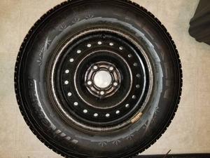 Pontiac Montana 4 Snow Tires on Steel Rims