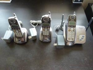 Telephone set cordless, 3 sets