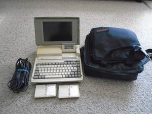 Vintage 80's Toshiba T laptop