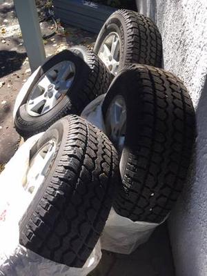 4 - 16" Motomaster snow tires on rims