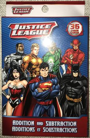 Justice League Addition & Subtraction Cards