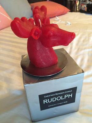 Rudolph candle