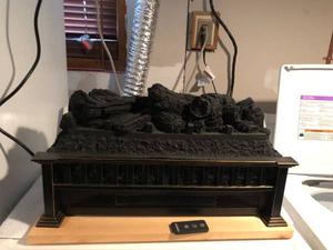 New Electric log fire place