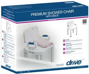 Premium Shower Chair with Back and Arms