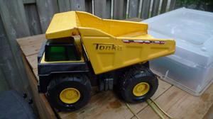 Tonka Dump Truck Metal Yellow