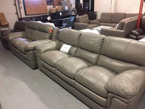 Top Grain Leather Sofa and Loveseat brand new