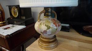 Vintage Vase Lamp Hand Painted