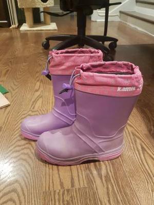 Kamik size 3 waterproof boots