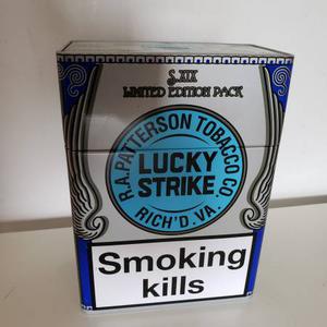 Lucky Strike R.A. Patterson Limited Edition Blue Emblem tin