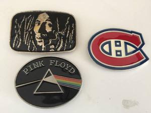 THREE COLLECTIBLE BELT BUCKLES
