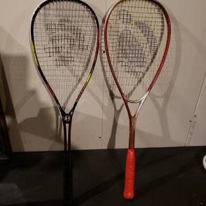 TWO SQUASH RACQUET'S, LIKE NEW CONDITION