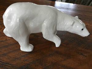 Vintage Duncan Ceramic  Polar Bear Figure