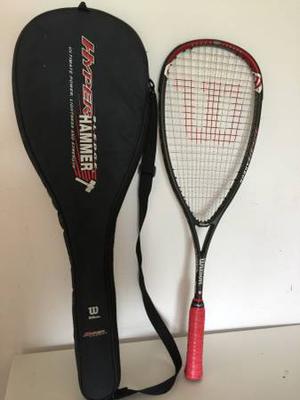 Wilson Hyper Hammer Carbon 160 Squash Racquet with cover