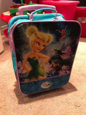 Disney tinkerbell luggage. Like new - very clean