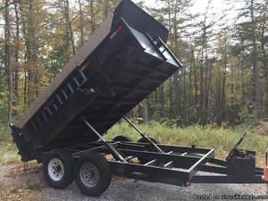 24" sides griffin 12ft dump trailer