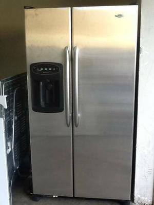 36" STAINLESS STEEL SIDE BY SIDE MAYTAG FRIDGE