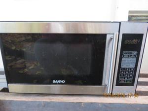 Sanyo microwave stainless steel