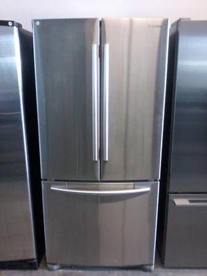 stainless steel Samsung fridge