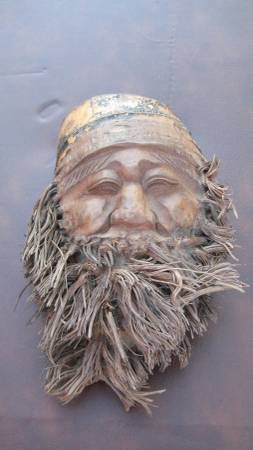 Mask from South America, hand carved from Bamboo