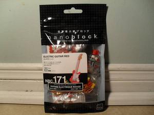 NEW Nanoblock Red Electric Guitar Set #171