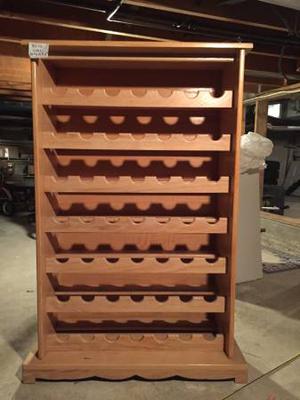 OAK WINE RACK